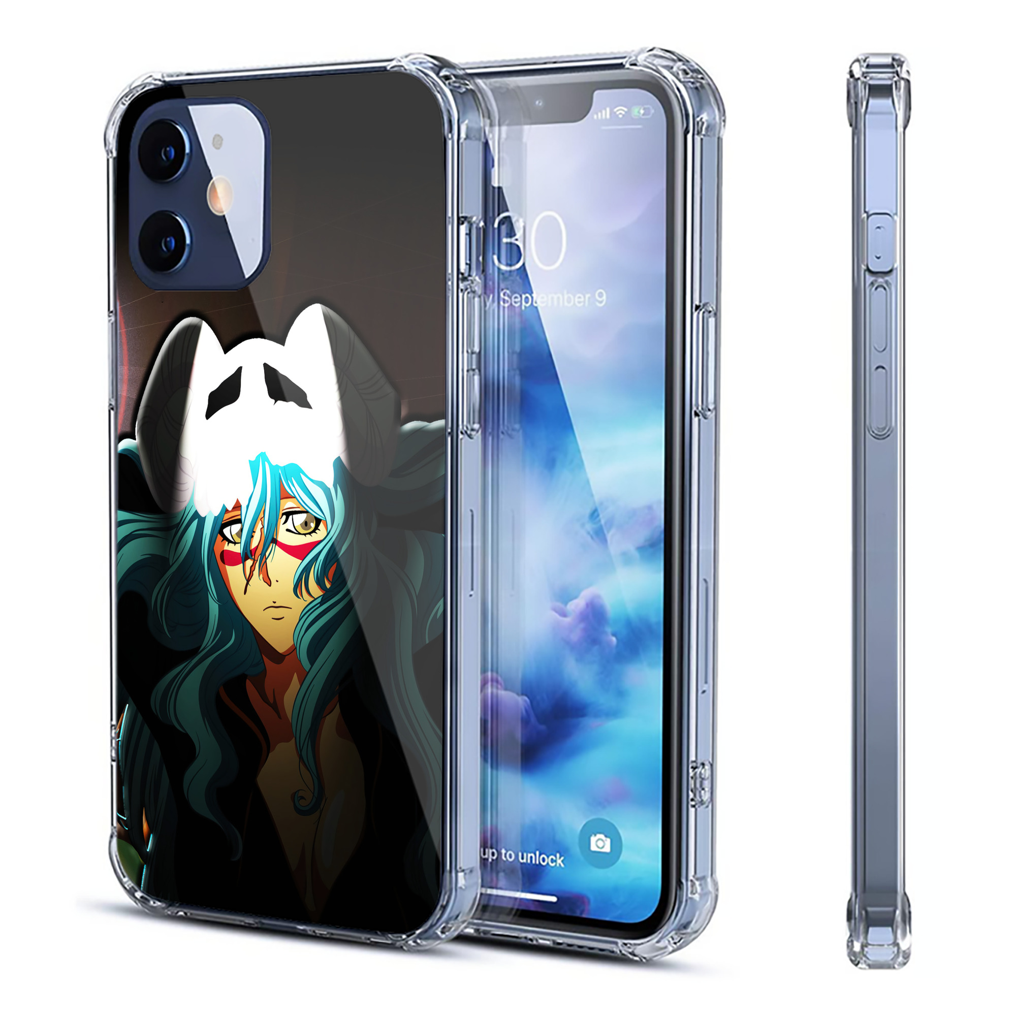（画像用） ブリーチ BLEACH 【iPhone 12シリーズ対応】透明スマホケース（クリアソフトケース）
